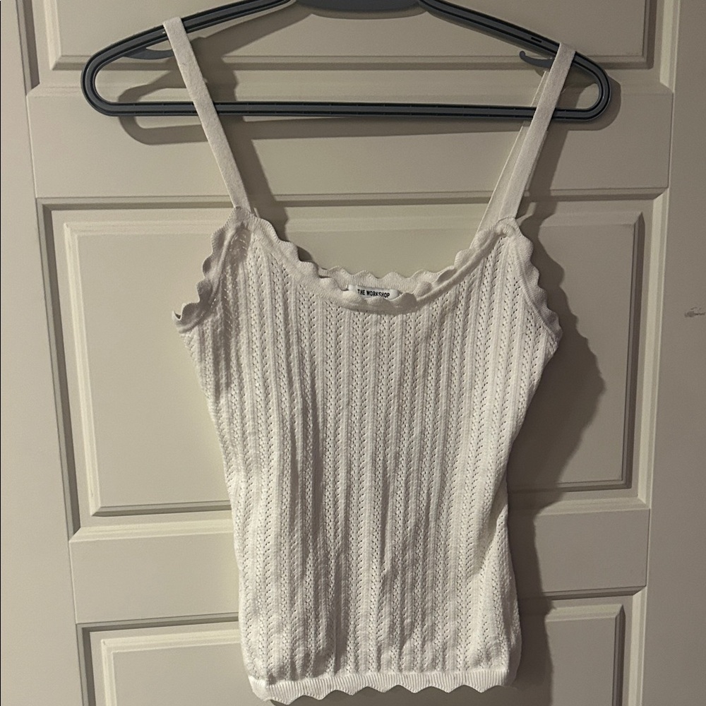 White Textured Camisole